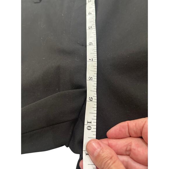 Theory Testra Mid-Rise Full Length Straight Leg Women's Pants Trousers Black, 10 - Picture 6 of 9